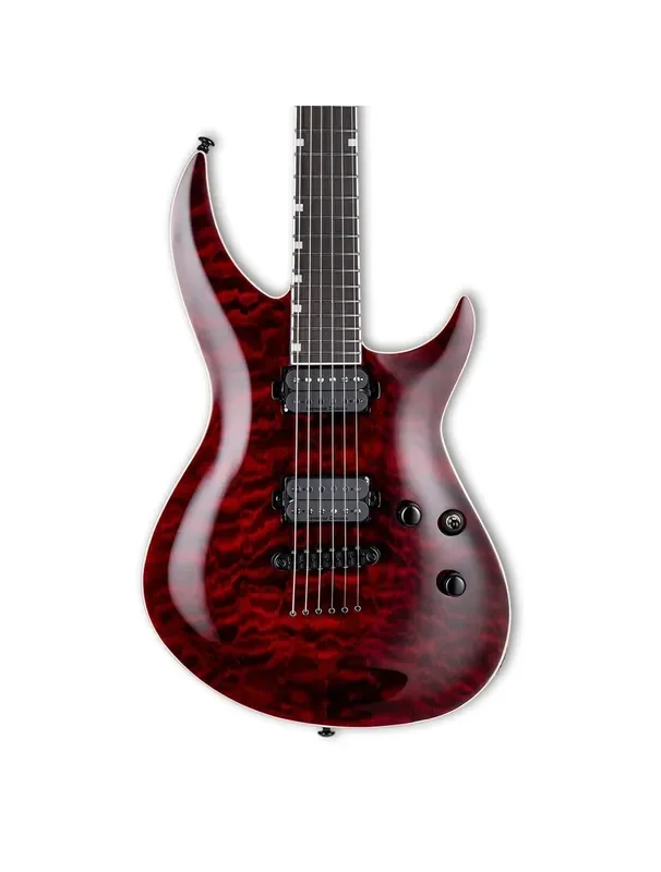 ESP LTD H3-1000 QM Electric Guitar – See Thru Black Cherry