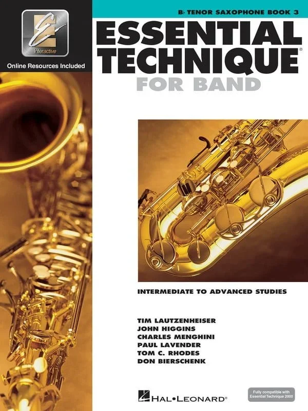Essential Technique for Band with EEi – Tenor Sax Book 3 | Sheet Music | Store
