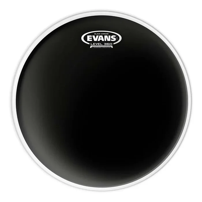Evans Black Chrome Drum Head, 8″