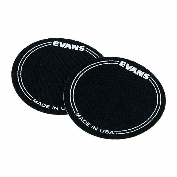 Evans EQ Patch EQPB1 2-pack Black Nylon Bass Drum Impact Pads – 2025