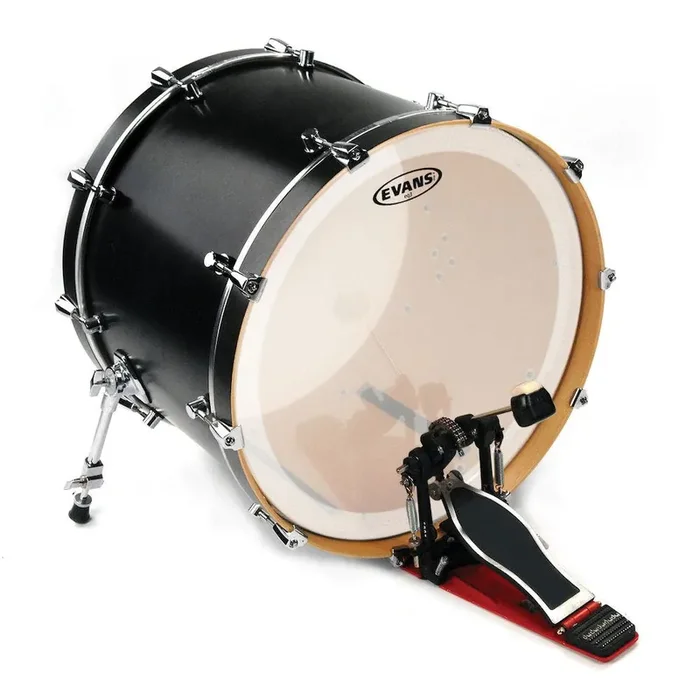 Evans EQ3 Frosted Bass Drum Head, 20 Inch