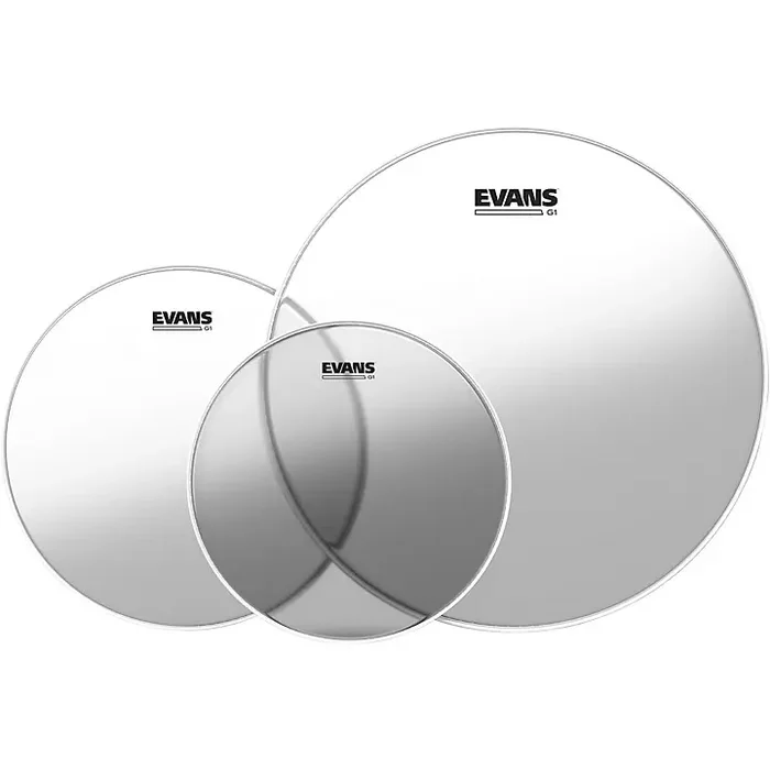 EVANS G1 Clear Drum Head Pack Fusion – 10/12/14 Guitar Center