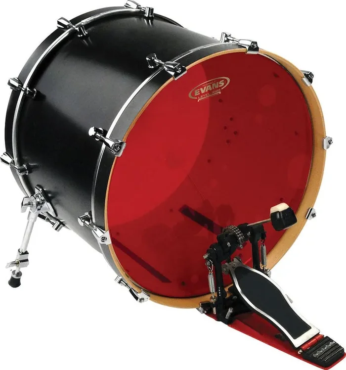 Evans Hydraulic Red Bass Drum Head, 22 Inch