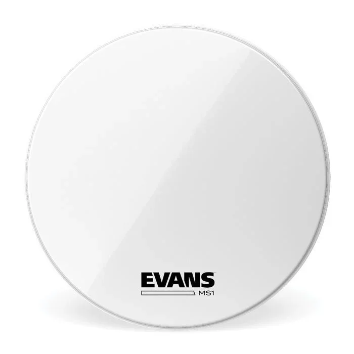 Evans MS1 White BD16MS1W 16″ Marching Bass Drum Head