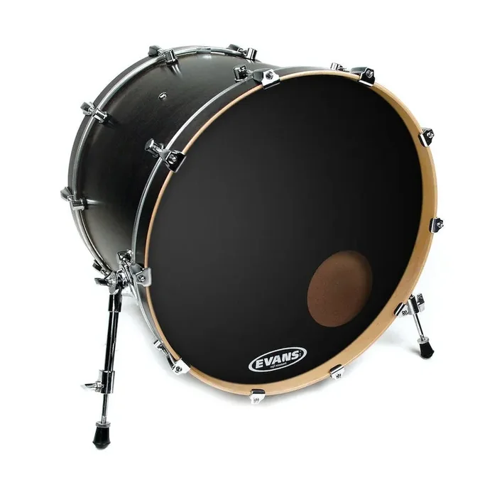 Evans Onyx Resonant Bass Drum Head, 22 Inch