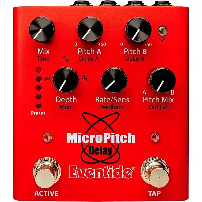 Eventide MicroPitch Delay Effects Pedal Red Guitar Center