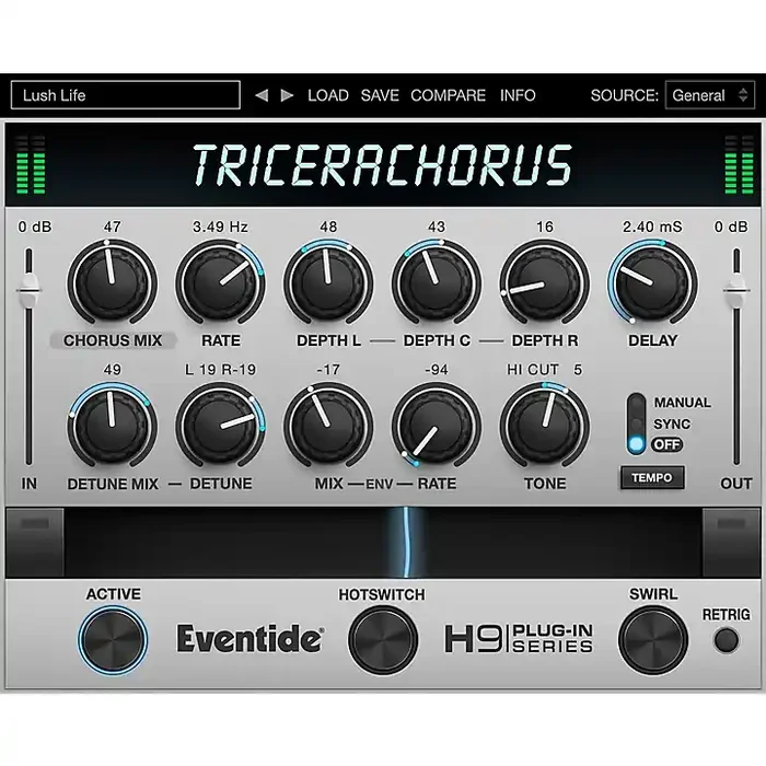 Eventide TriceraChorus Tri-Chorus Plug-in Guitar Center