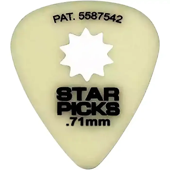 Everly Star Glow In The Dark Celluloid Guitar Picks .71 mm 12 Pack Guitar Center