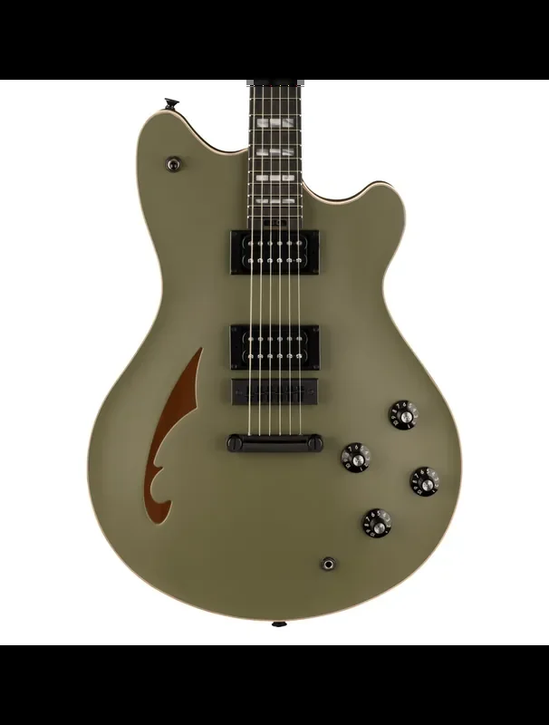 EVH SA-126 Special Semi-Hollow Guitar – Matte Army Drab
