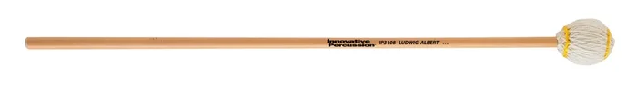 EXTRA HARD MARIMBA MALLETS – OFF-WHITE YARN – RATTAN