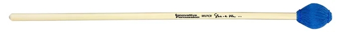 EXTREMELY HARD CONCERTO MARIMBA MALLETS – ELECTRIC BLUE BAMBOO CORD – RATTAN