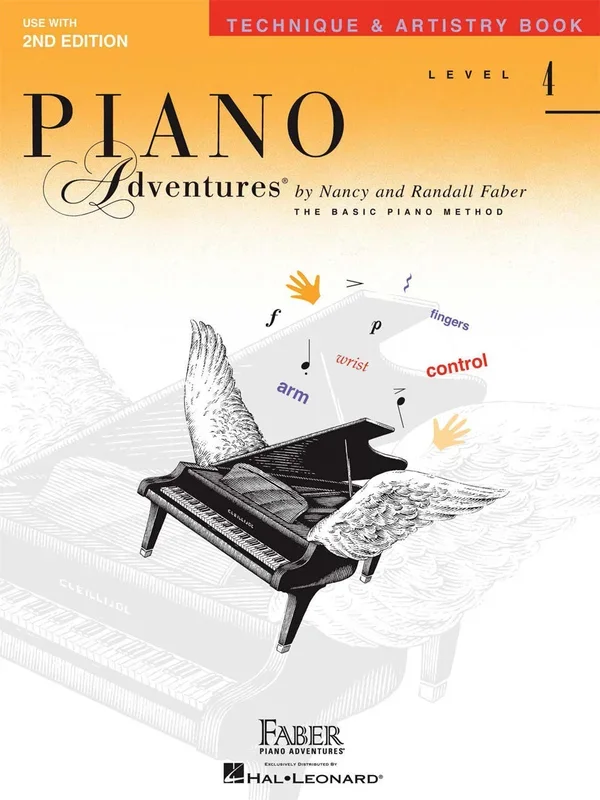 Faber Piano Adventures Level 4 – Technique & Artistry, 2nd Edition by