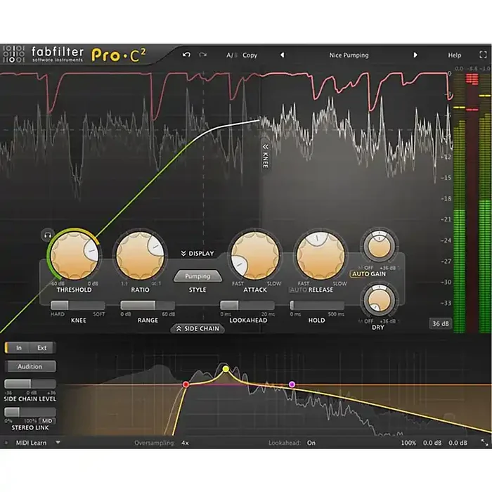 FabFilter Pro-C 2 Compressor Plug-in Software Download Guitar Center