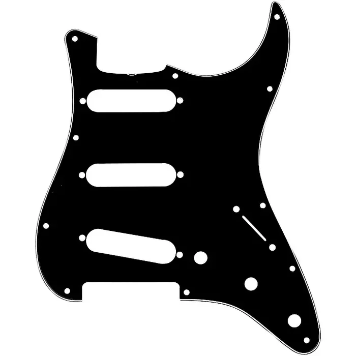 Fender 11-Hole ‘60s Vintage-Style Stratocaster S/S/S Pickguard Black Guitar Center