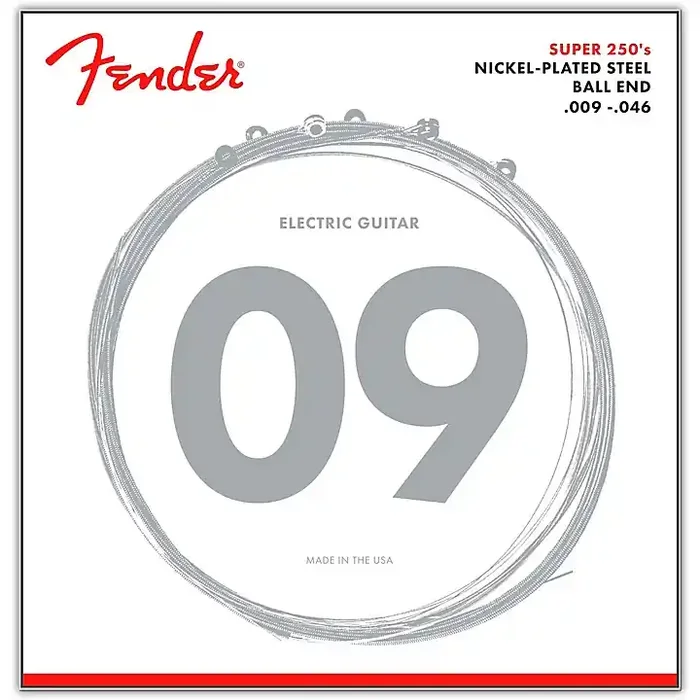 Fender 250LR Super 250 Nickel-Plated Steel Electric Strings – Light/ Guitar Center