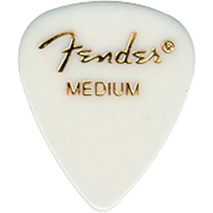 Fender 351 Standard Guitar Pick. White Heavy 1 Dozen Guitar Center