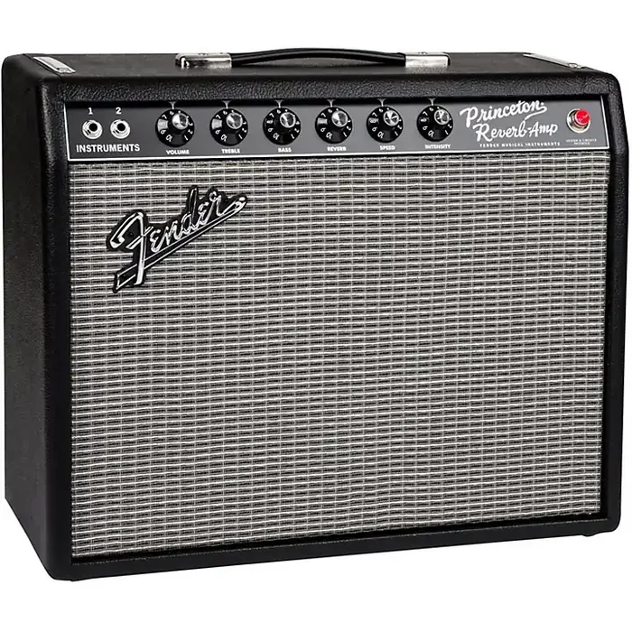 Fender ‘65 Princeton Reverb 12W 1×10 Tube Guitar Combo Amp Black Guitar Center