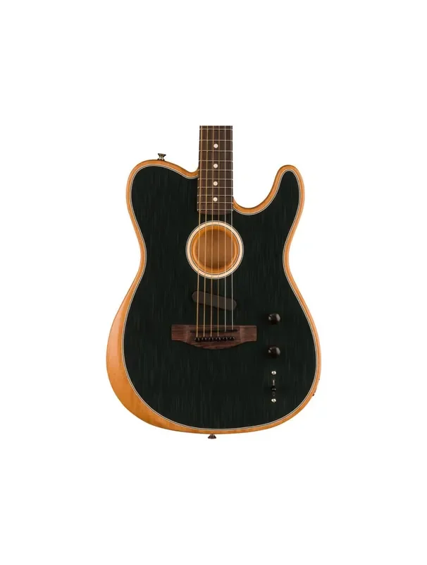 Fender Acoustasonic Player Telecaster – Brushed Black w/ Rosewood FB