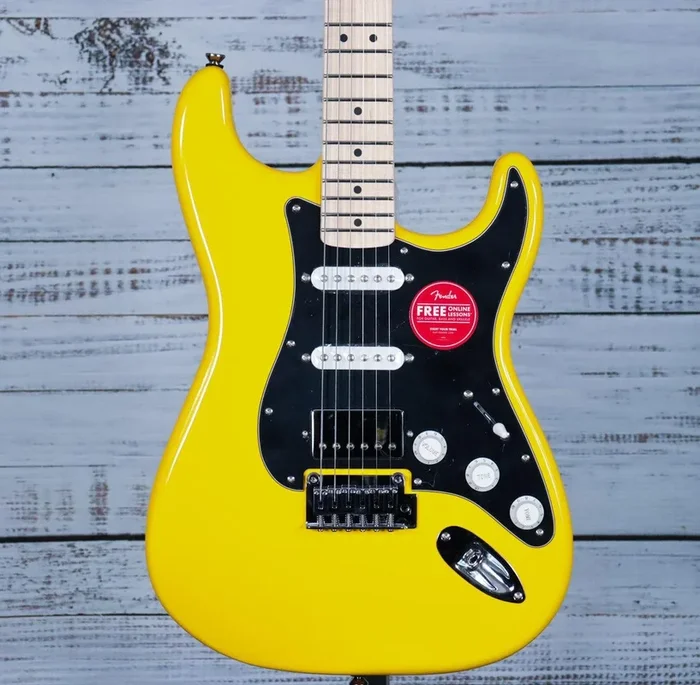 Fender Affinity Stratocaster HSS | Graffiti Yellow | Shop Yandas Music
