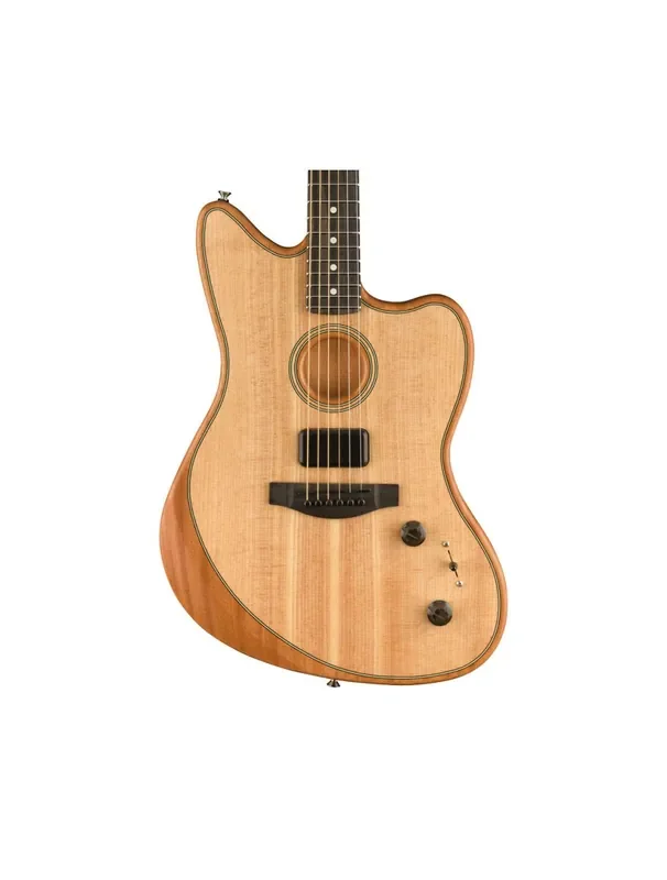 Fender American Acoustasonic Jazzmaster – Natural w/ Ebony FB