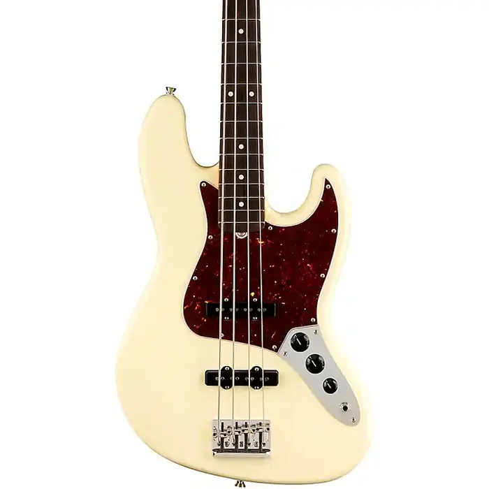 Fender American Professional II Jazz Bass Rosewood Fingerboard Olympic White Guitar Center