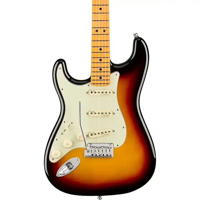 Fender American Ultra Stratocaster Maple Fingerboard Left-Handed Electric Guitar Ultraburst Guitar Center