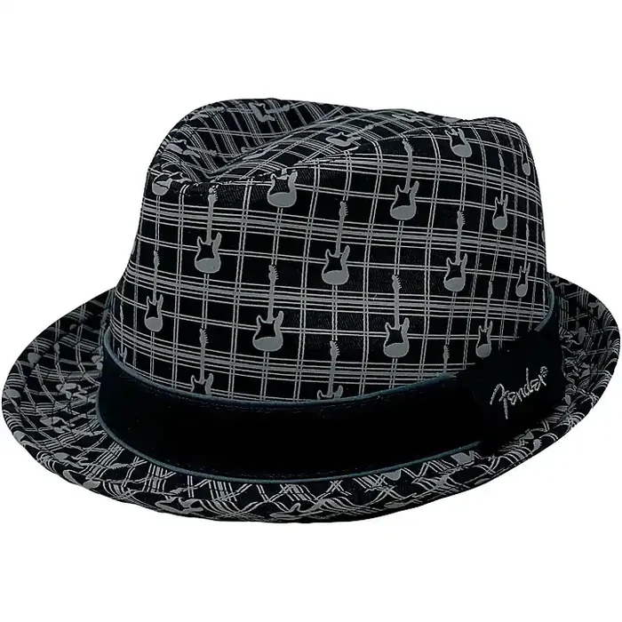 Fender Axe Plaid Fedora Black Large/Extra Large Guitar Center