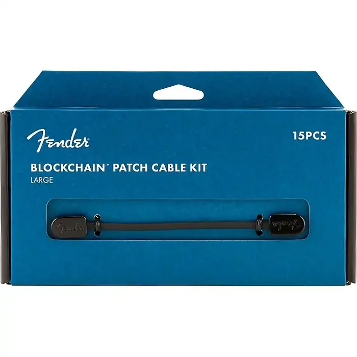 Fender Blockchain Patch Cable Kit Large Black Guitar Center