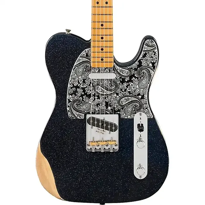 Fender Brad Paisley Worn Telecaster Electric Guitar Black