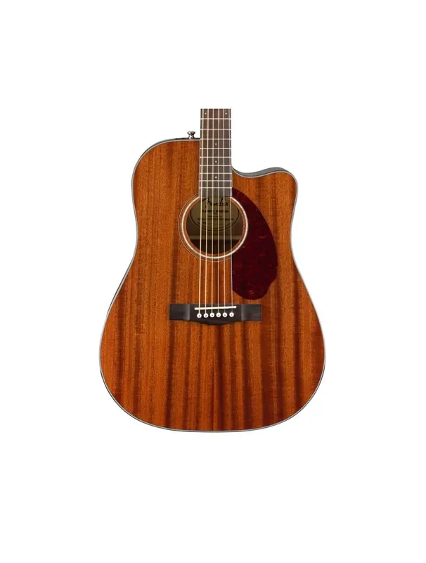 Fender CD-140SCE Dreadnought All-Mahongany A/E Guitar – Natural w/Walnut FB