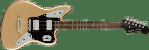 Fender Contemporary Jaguar ® HH ST, Laurel Fingerboard, Black Pickguard, Shoreline Gold