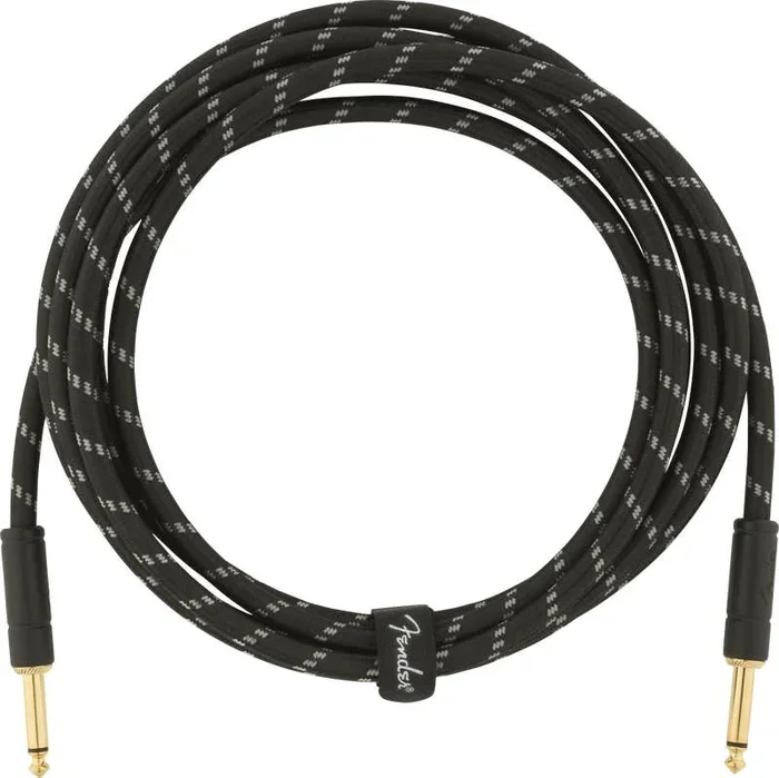 Fender Deluxe Series Instrument Cable 10ft – Black Tweed