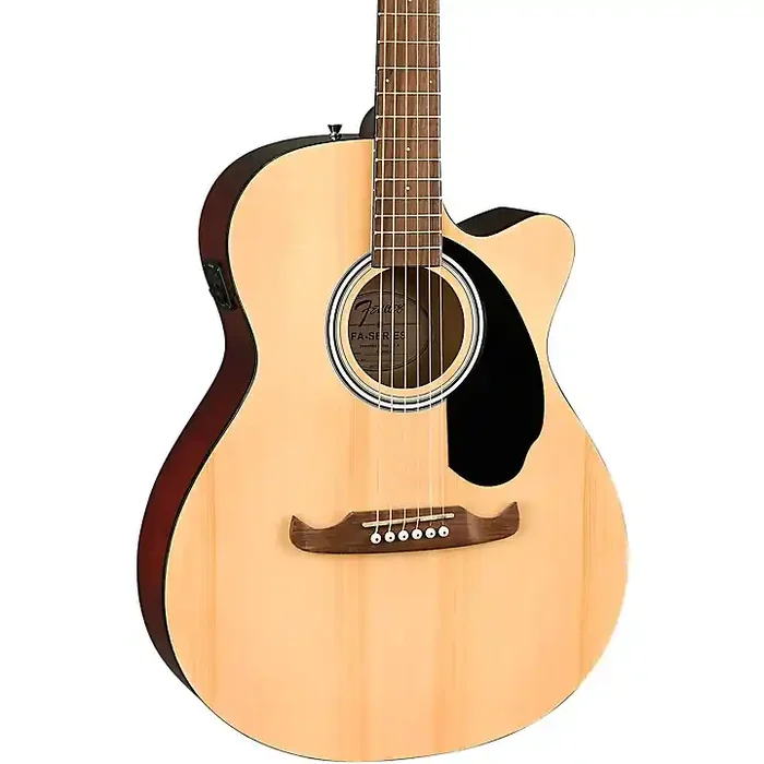 Fender FA-135CE Concert Acoustic-Electric Guitar Natural Guitar Center