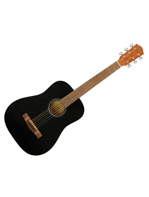 Fender FA-15 3/4 Scale Acoustic Guitar – Black w/ Walnut FB