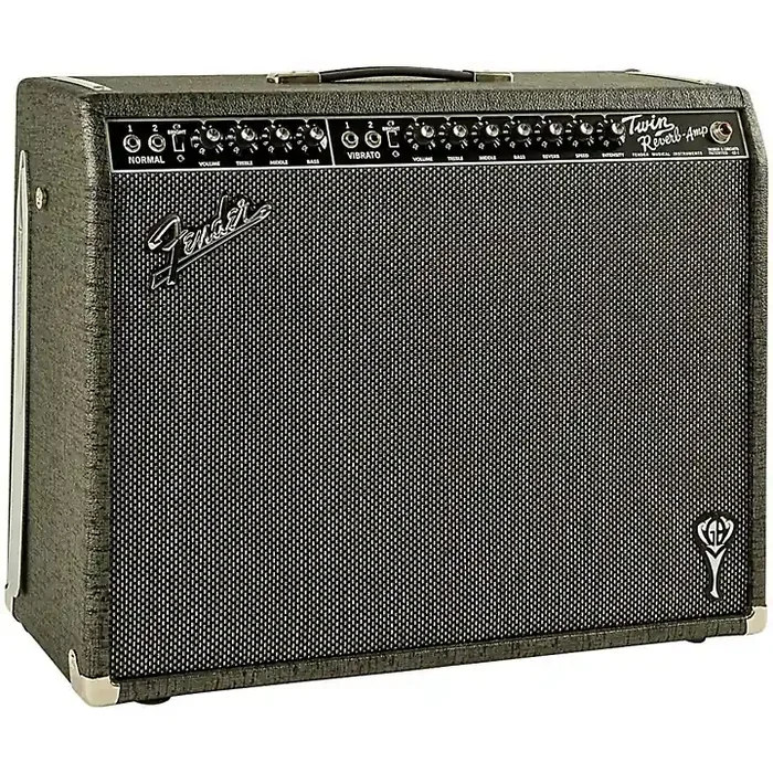Fender GB George Benson Twin Reverb 2×12 Guitar Combo Amp Gray Guitar Center