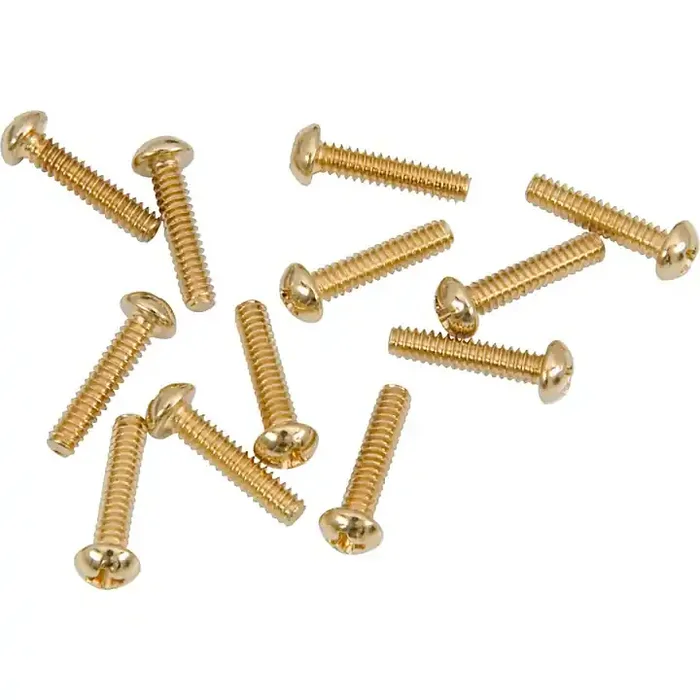 Fender Gold Pickup/Switch Screws (12) Guitar Center