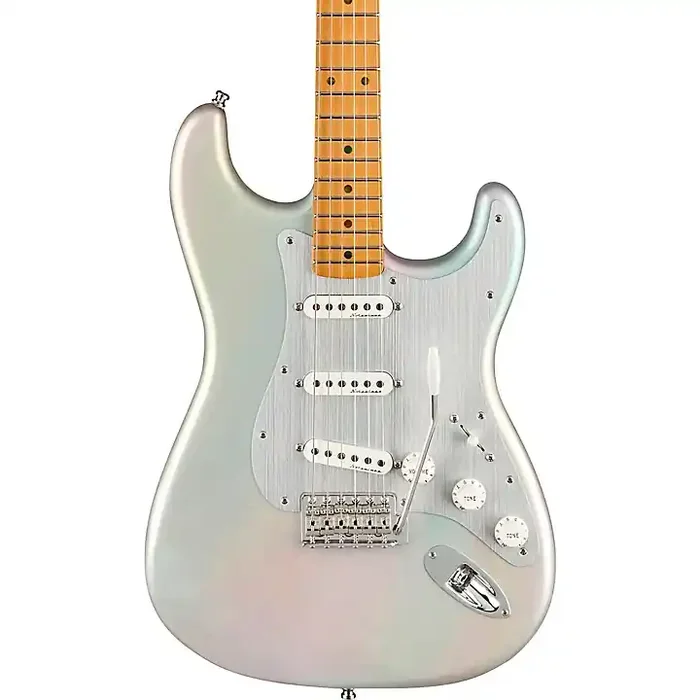 Fender H.E.R. Stratocaster Electric Guitar Chrome Glow Guitar Center