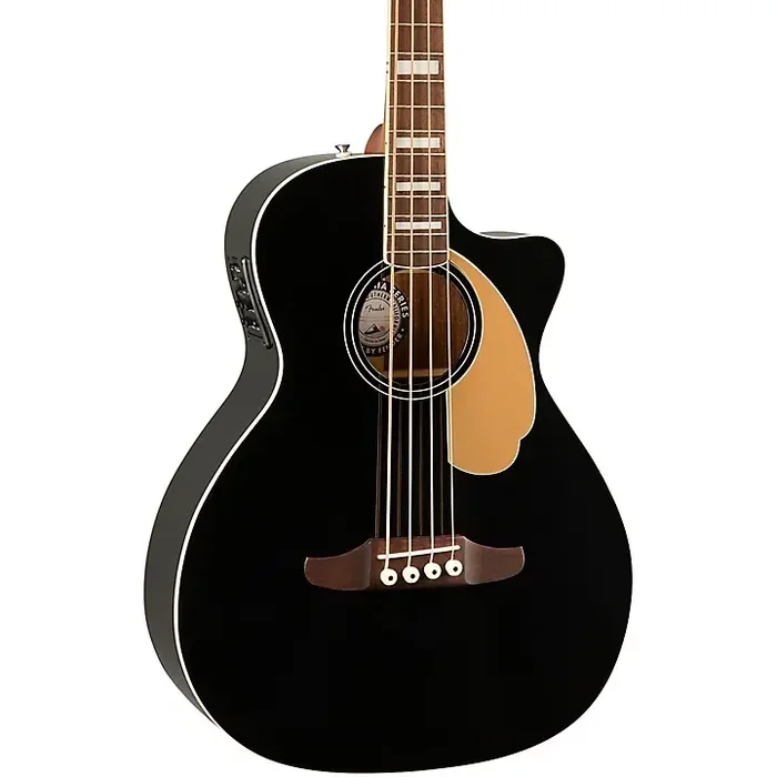 Fender Kingman V2 Acoustic-Electric Bass Black Guitar Center