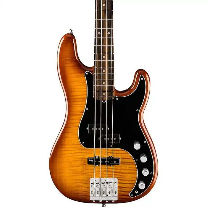Fender Limited-Edition American Ultra Precision Bass Guitar Tiger‘s Eye Guitar Center