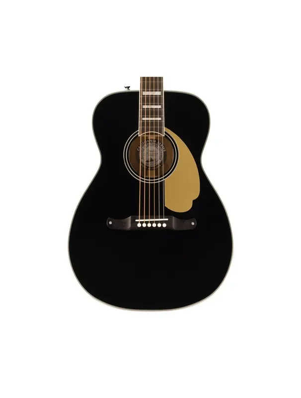 Fender Malibu Vintage A/E Guitar – Black w/ Ovangkol FB
