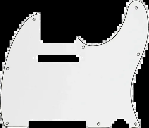 Fender Pickguard, Telecaster®, 8-Hole Mount, Parchment, 3-Ply (0991375000)