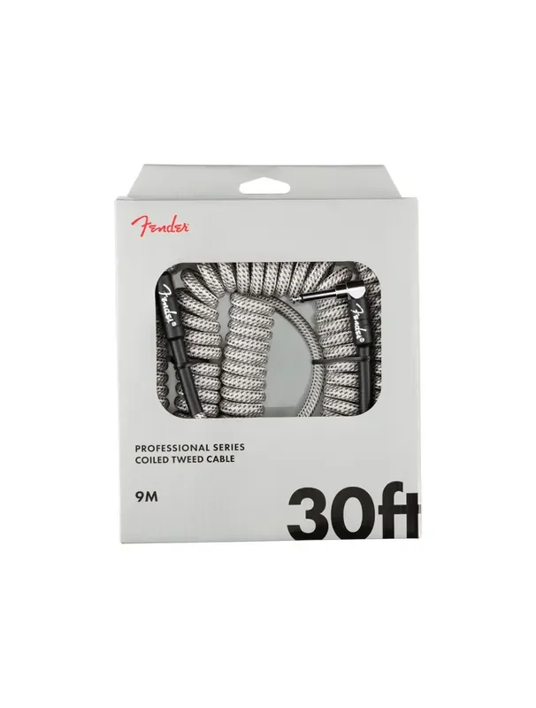 Fender Professional Coil Cable, 30‘, White Tweed