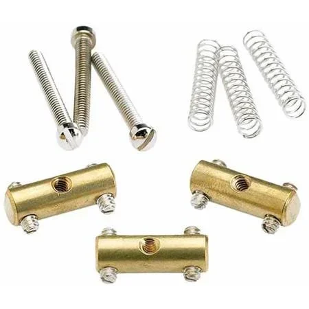 Fender Pure Vintage ’52 Telecaster® Saddle Kit, Brass (3) (0990843000)