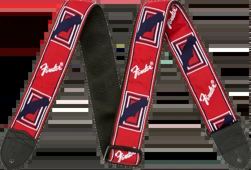 Fender® 2″ Monogrammed Strap, Red/White/Blue (0990682000)