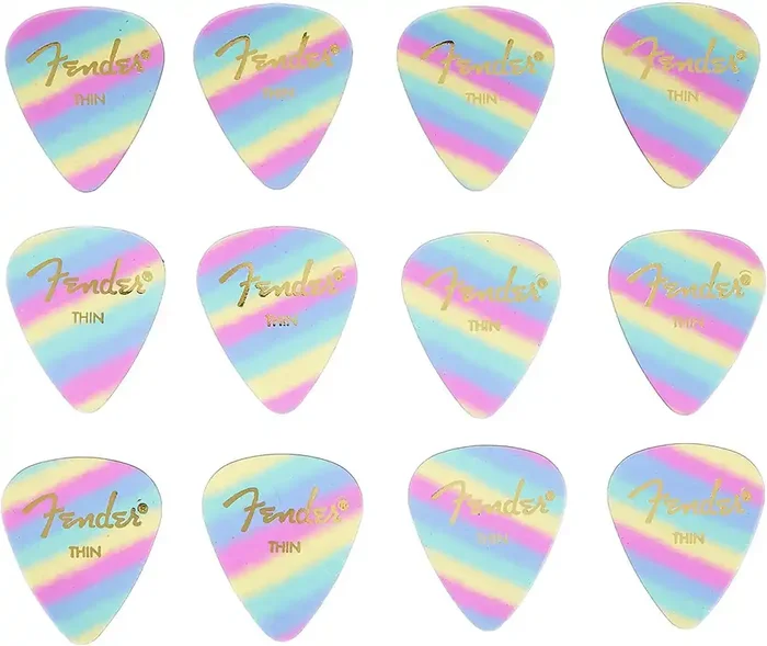 Fender® 351 Shape Graphic Picks (12 per pack)