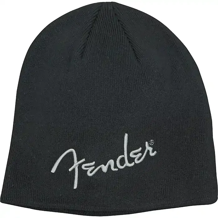 Fender Script Logo Beanie Black Guitar Center