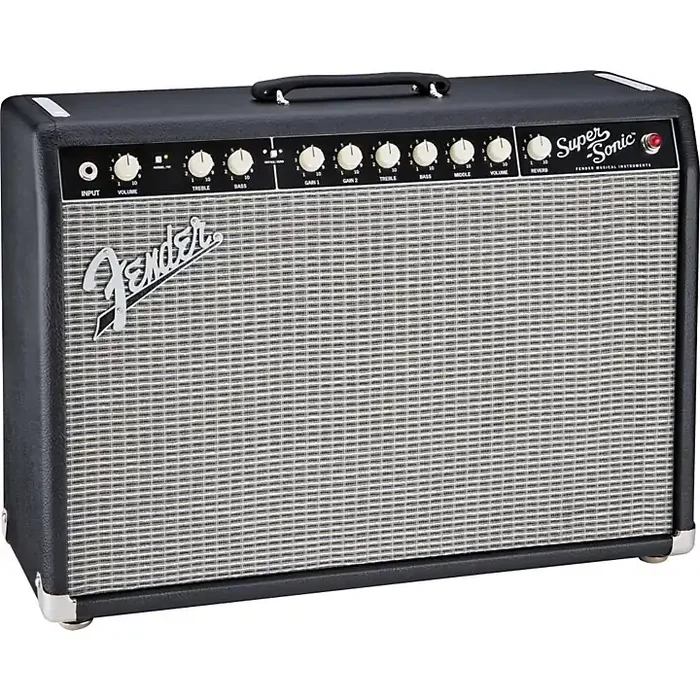 Fender Super-Sonic 22 22W 1×12 Tube Guitar Combo Amp Black Guitar Center