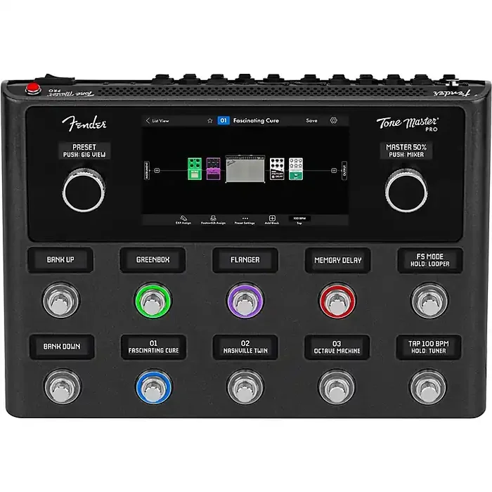 Fender Tone Master Pro Multi-Effects Guitar Pedal Black Guitar Center