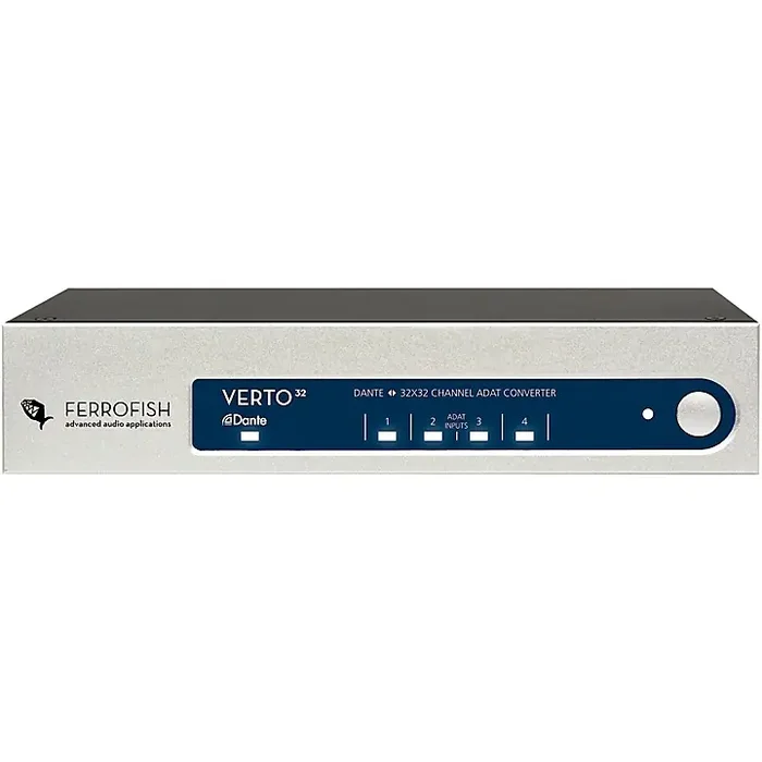 Ferrofish Verto 32 ADAT to Dante Converter Guitar Center