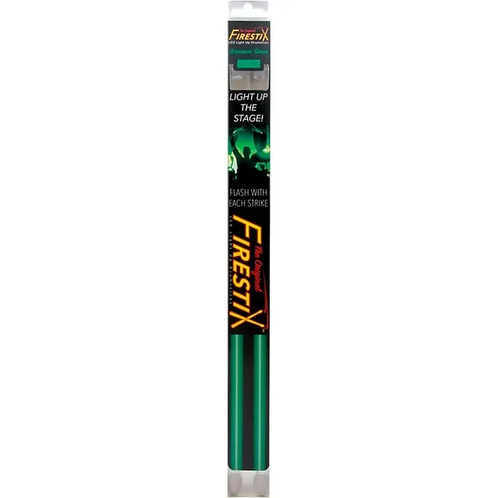 Firestix Light-Up Drum Sticks 5B Green Guitar Center